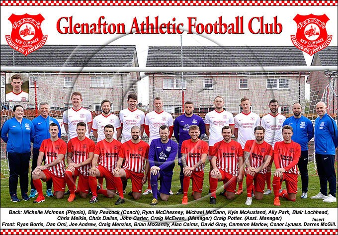 Glenafton Athletic Squad. WATERMARKED(1)